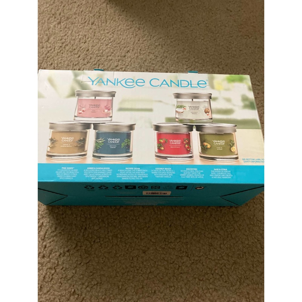 Yankee Candle 6-Pack Candle Set: A Variety of Signature Scents for Your Home